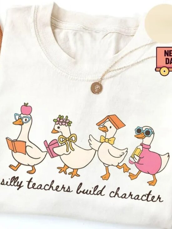 Tops - Funny Teacher Shirt, Back To School Tee, Funny Gift for Teacher